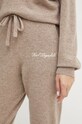 Karl Lagerfeld pantaloni de trening de lână maro 246W2181