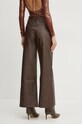 Oblečení Kalhoty Bardot VEGAN LEATHER 59498PB hnědá