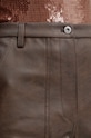 Kalhoty Bardot VEGAN LEATHER hnědá 59498PB