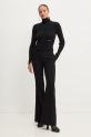 Patou pantaloni in lana TR0420185 nero AW24