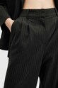 Îmbrăcăminte AllSaints pantaloni AVERIE PIN W009QB gri