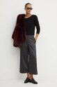Karl Lagerfeld spodnie 246W1011 czarny AW24