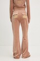 Одяг Спортивні велюрові штани Juicy Couture HERITAGE CROWN CAISA LOW RISE PANT JCGBJ224012.681 коричневий
