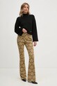 Gaudi pantaloni 421FD24001 maro AW24
