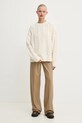 Штани з домішкою вовни Theory O0801210 бежевий AW24