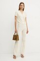 Tepláky Morgan PALMA PALMA béžová AW24