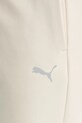 Puma pantaloni de trening din bumbac bej 681674