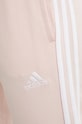 Бавовняні спортивні штани adidas Essentials JH3689 рожевий