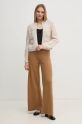 Sisley pantaloni 122NMF00D bej AW24