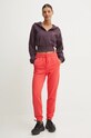 adidas by Stella McCartney spodnie dresowe IX1639 pomarańczowy AW24