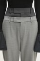 Sportmax wool trousers Lince gray 2422136072600