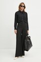 La Mania pantaloni NIGHT NIGHT negru AW24
