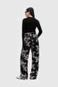 AllSaints pantaloni din amestec de mătase CHARLI TROUSER W006TB