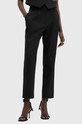 Παντελόνι από μείγμα μαλλιού AllSaints ATLAS KRYS TROUSER W007QB μαύρο AW24