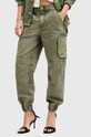 AllSaints pantaloni de bumbac FLORENCE JOGGER W017TB verde AW24