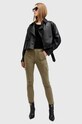 AllSaints pantaloni DURAN SKINNY CARGO potrivit verde W064EB
