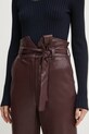 Kalhoty Bardot DEBBIE burgundské 56296PB3