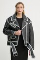 Шкіряна куртка Stand Studio Irene Jacket лицьова шкіра чорний 62272.7030