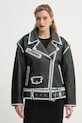 Kožená bunda Stand Studio Irene Jacket čierna 62272.7030