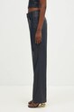 Rotate spodnie Straight Braided 1128582318 granatowy AW24