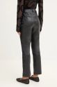 Abbigliamento Never Fully Dressed pantaloni Vegan Leather Trousers NFDTR325 nero