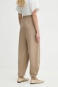 Odzież By Malene Birger spodnie TEVANA Q72551002 beżowy