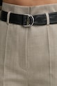 Nanushka pantaloni de lana ULANI bej NW24FWPA37570