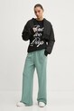Hollister Co. pantaloni de trening KI347.4151.300 verde AW24