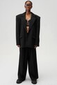Odzież Undress Code spodnie wełniane Liberté Pants 763 czarny
