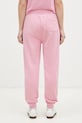 Odzież Maison Kitsuné spodnie dresowe Fox Head Patch MW01109KM0001 różowy