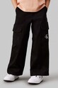 Девочка Детские брюки Calvin Klein Jeans UTILITY CARGO PANTS IG0IG02513.9BYH.116 чёрный
