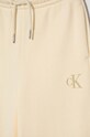 Dziewczynka Calvin Klein Jeans spodnie dresowe dziecięce IG0IG02174.9BYH. beżowy