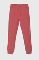 Guess spodnie dresowe dziecięce dzianina różowy J2YQ24.FL03S.9BYH