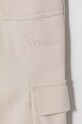Dievča Detské bavlnené tepláky Guess J4YQ13.KA6R3.9BYH béžová