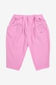 Detské bavlnené nohavičky Bobo Choses 224AB071 ružová AW24
