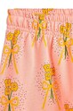 Dziewczynka Mini Rodini spodnie dresowe bawełniane dziecięce Winter flowers 2473012828 różowy