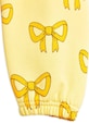Dětské bavlněné tepláky Mini Rodini Bow žlutá 2473013323