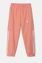 Dětské tepláky adidas JGAM PANT IV7047 růžová AW24