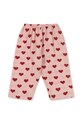 Konges Sløjd spodnie bawełniane dziecięce COCO PANTS GOTS KS101463 różowy AW24