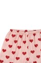 Konges Sløjd spodnie bawełniane dziecięce COCO PANTS GOTS różowy KS101463