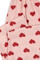 Konges Sløjd spodnie bawełniane dziecięce COCO PANTS GOTS KS101463 różowy