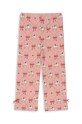 Παιδικό παντελόνι Konges Sløjd DREY SLIT PANTS GOTS KS101489 ροζ AW24