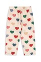 Konges Sløjd pantaloni de trening pentru copii ELIN PANTS GOTS KS101497 bej AW24