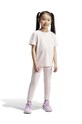 Дитячі спортивні штани adidas LK 3S TIGHT аплікація рожевий IX7356
