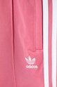 adidas Originals pantaloni de trening pentru copii SST TP OPEN HEM roz IY4032