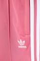 adidas Originals spodnie dresowe dziecięce SST TP OPEN HEM różowy IY4032