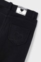 Detské bavlnené nohavice Mayoral 511.6H.Mini.9BYH čierna AW24