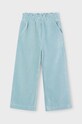 Mayoral spodnie sztruksowe dziecięce sztruks turkusowy 4544.6C.Mini.9BYH