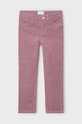 Mayoral spodnie sztruksowe dziecięce z elastanem różowy 4548.6E.Mini.9BYH