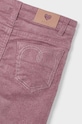 Mayoral spodnie sztruksowe dziecięce 4548.6E.Mini.9BYH różowy AW24